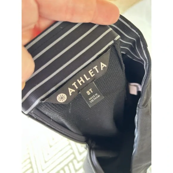 Athleta Wander Slim Pant Black 8T Performance - Picture 2 of 4